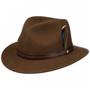 Klobouk Stetson Traveller Woolfelt hnědý