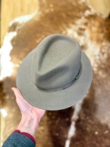 Klobouk Tonak Fedora Iconic šedý