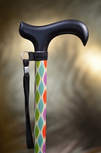 Vycházková hůl s nastavitelnou délkou Harlekýn