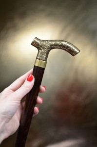 Vycházková hůl sběratelská BRASS