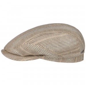 Bekovka Driver Cap Cotton/Silk/Linen Stripe