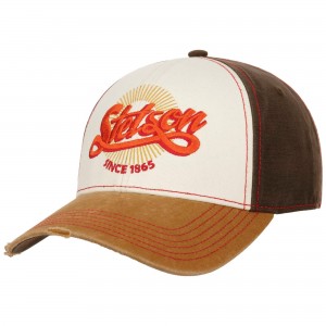 Kšiltovka Baseball Cap Vintage Distressed Stetson