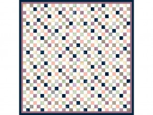 Hedvábný dámský šátek Cube 68 x 68 cm