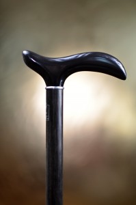 Vycházková hůl Fayet corne noire sur ebene