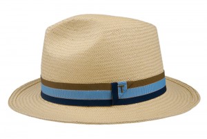 Letní klobouk Tonak Fedora Base Simple Crema