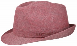 Klobouk Trilby Linen Stetson růžový