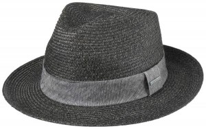 Letní klobouk Fedora Toyo Stetson tmavě šedý