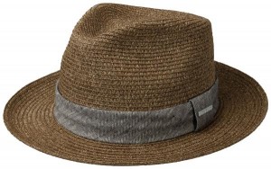 Letní klobouk Fedora Toyo Stetson hnědý