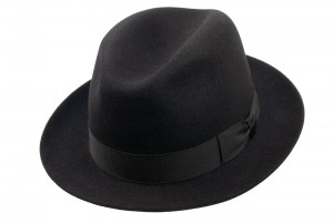 Černý plstěný klobouk Tonak