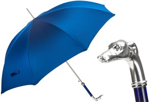 Deštník luxusní Pasotti postříbřený chrt 