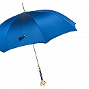 Deštník luxusní Pasotti Gold Lion Blue