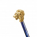 Deštník luxusní Pasotti Gold Lion Blue