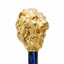 Deštník luxusní Pasotti Gold Lion Blue
