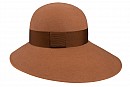 Kulatý klobouk Grace Tonak hnědý