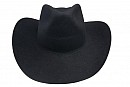 Westernový klobouk Simple černý