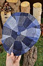 Bekovka Panel Cap Virgin Wool Check Lierys modrá