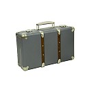 Retro střední nýtovaný kufr
