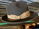 Klobouk Brown Mission Fedora by Raceu Hats