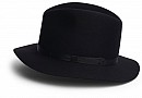 Klobouk Crushable Fedora Via Color Tonak černý