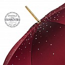 Deštník luxusní Pasotti Swarovski® Burgundy