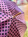 Deštník luxusní Pasotti Purple Dots