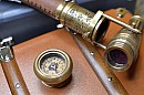 Vycházková hůl s čepelí Steampunk
