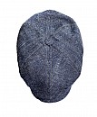 Bekovka Panel Cap Linen/Silk Stetson tmavě modrá