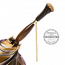 Deštník luxusní Pasotti Vintage Wood and Swarovski®