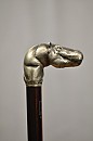 Vycházková hůl Fayet hroch bronze