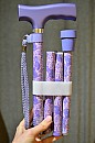 Vycházková hůl skládací Paisley Color (83-94 cm)