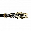 Vycházková hůl luxusní pozlacená vážka il Marchesato