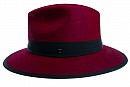 Klobouk Fedora Essence Sky Tonak červený