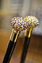 Vycházková hůl sběratelská Multicolor Swarovski