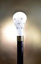 Vycházková hůl sběratelská mléčná koule Swarovski®