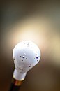 Vycházková hůl sběratelská mléčná koule Swarovski®