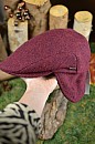 Bekovka bordó Harris Tweed