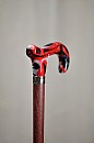 Vycházková hůl červená vášeň