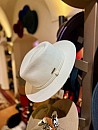 Klobouk Stetson Fedora Undyed Wool Bílý