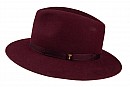 Klobouk Tonak Fedora Iconic bordó