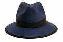 Klobouk Fedora Essence Sky Tonak modrý