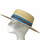 Letní slaměný klobouk Aztec