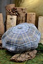 Bekovka 8-Panel Cap Linen Check by Lierys