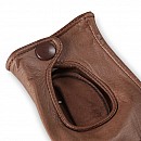 Kožené řidičské rukavice Hnědé