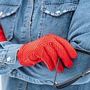 Kožené rukavice s perforací