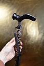 Vycházková hůl ergonomická Gastrock Leopard (77-100 cm)